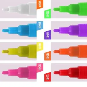 3 mm runda bläckpennpennor 8 pack 8 färger