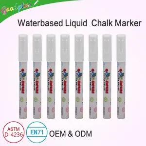 Vätskekristallmarkör vit färg